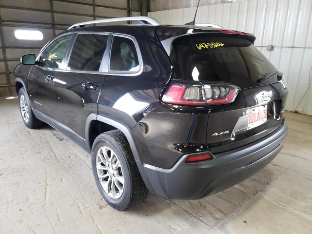 1C4PJMLB2KD252019 - 2019 JEEP CHEROKEE L BLACK photo 3