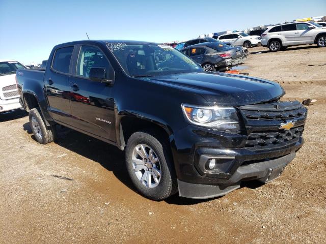 1GCGTCEN8N1124840 - 2022 CHEVROLET COLORADO L BLACK photo 1