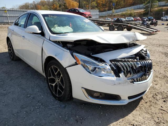 2G4GL5EX1H9143674 - 2017 BUICK REGAL SPOR WHITE photo 1