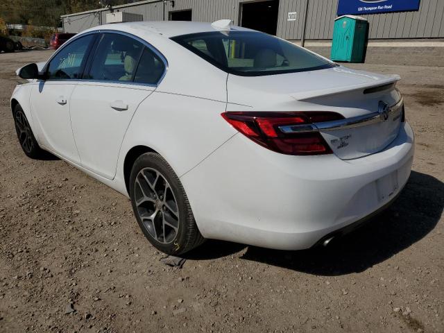 2G4GL5EX1H9143674 - 2017 BUICK REGAL SPOR WHITE photo 3