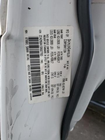 2C4GM68415R667783 - 2005 CHRYSLER PACIFICA T WHITE photo 10