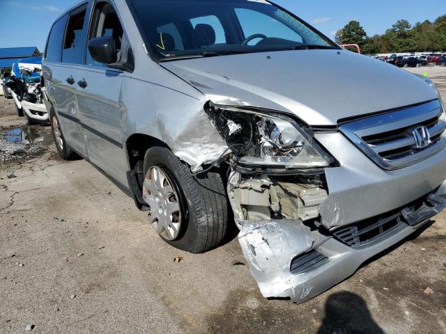 5FNRL38207B058420 - 2007 HONDA ODYSSEY LX SILVER photo 9