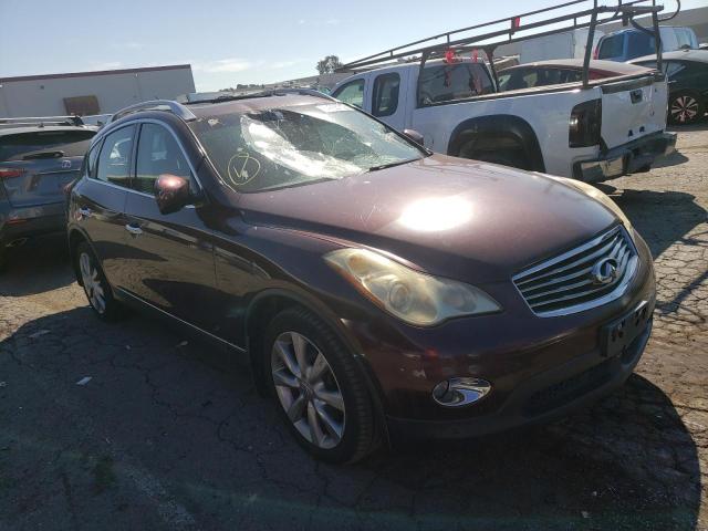 JN1AJ0HR3BM850899 - 2011 INFINITI EX35 BASE Բորդո լուսանկար 1