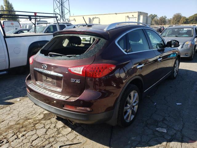 JN1AJ0HR3BM850899 - 2011 INFINITI EX35 BASE Բորդո լուսանկար 4