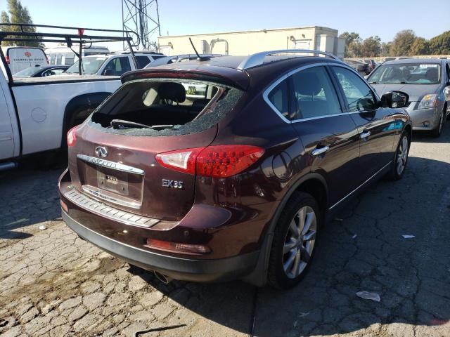 JN1AJ0HR3BM850899 - 2011 INFINITI EX35 BASE BURGUNDY photo 4