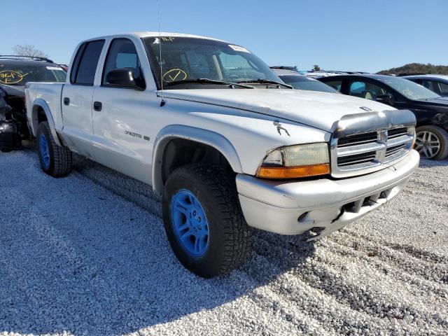 1B7HG48N92S516211 - 2002 DODGE DAKOTA QUA WHITE photo 1