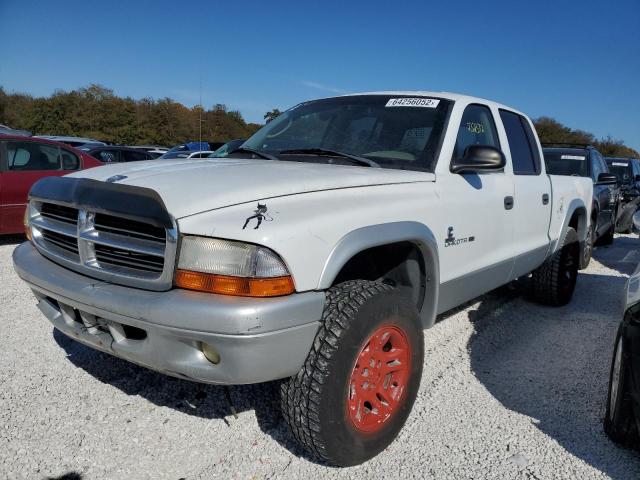 1B7HG48N92S516211 - 2002 DODGE DAKOTA QUA WHITE photo 2