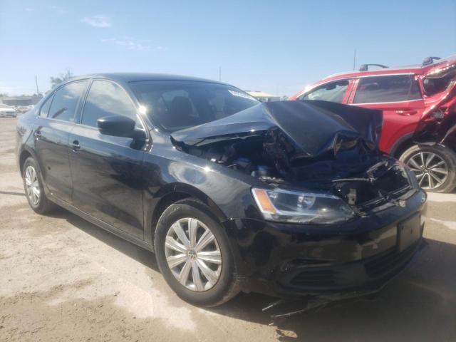 3VW2K7AJ6CM320781 - 2012 VOLKSWAGEN JETTA BASE BLACK photo 1