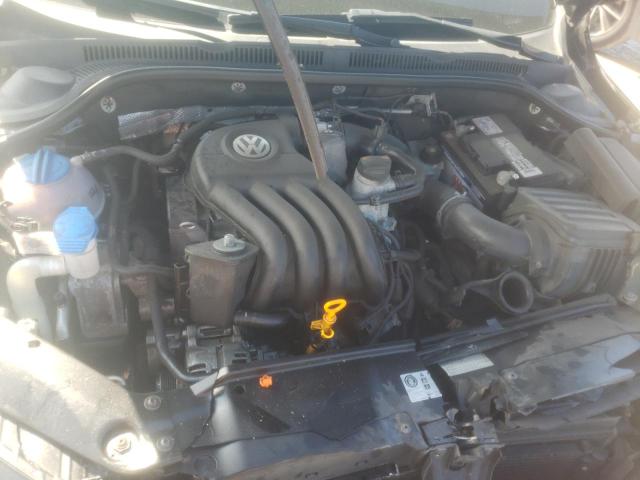 3VW2K7AJ6CM320781 - 2012 VOLKSWAGEN JETTA BASE BLACK photo 7