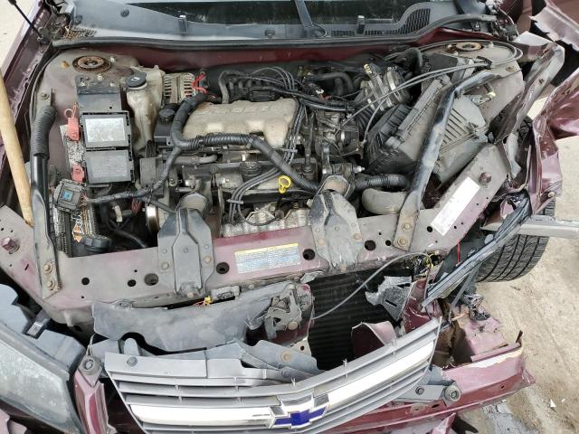 2G1WF52E049417783 - 2004 CHEVROLET IMPALA MAROON photo 7