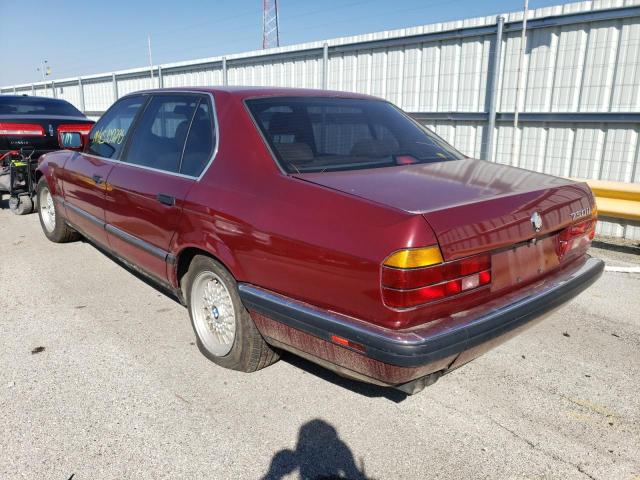 WBAGC8314KDC74306 - 1989 BMW 750 IL MAROON photo 3
