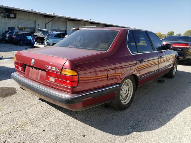 WBAGC8314KDC74306 - 1989 BMW 750 IL MAROON photo 4