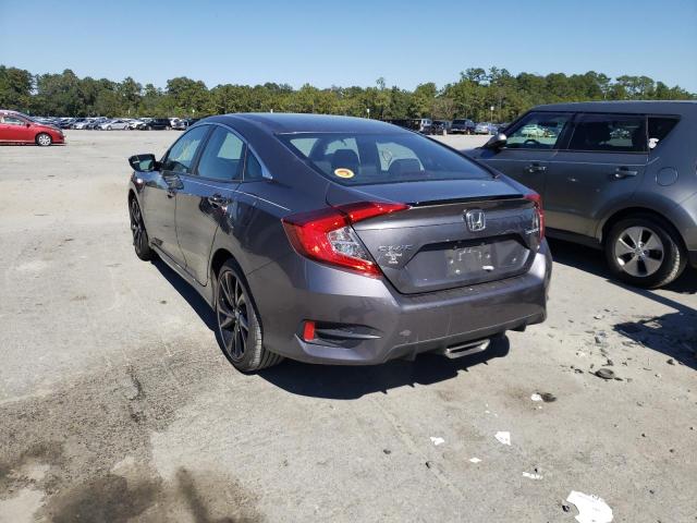 2HGFC2F85KH591596 - 2019 HONDA CIVIC SPOR 灰色 照片 3