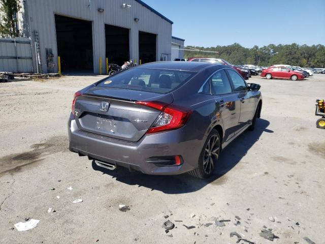2HGFC2F85KH591596 - 2019 HONDA CIVIC SPOR 灰色 照片 4