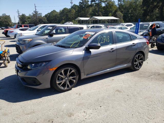 2HGFC2F85KH591596 - 2019 HONDA CIVIC SPOR 灰色 照片 9