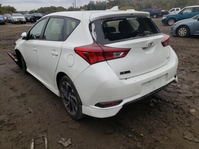 JTNKARJE9HJ548262 - 2017 TOYOTA COROLLA IM WHITE photo 3