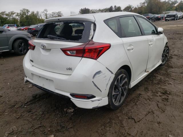 JTNKARJE9HJ548262 - 2017 TOYOTA COROLLA IM WHITE photo 4