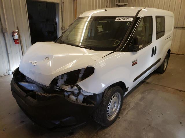 ZFBHRFAB9K6M18930 - 2019 RAM PROMASTER WHITE photo 2