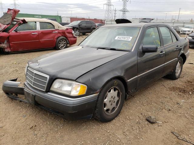 WDBHA22E6SF246392 - 1995 MERCEDES-BENZ C 220 CHARCOAL photo 2