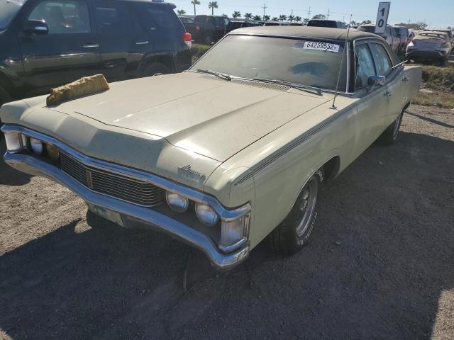 9Z44Y612391 - 1969 MERCURY MONTEREY YELLOW photo 2