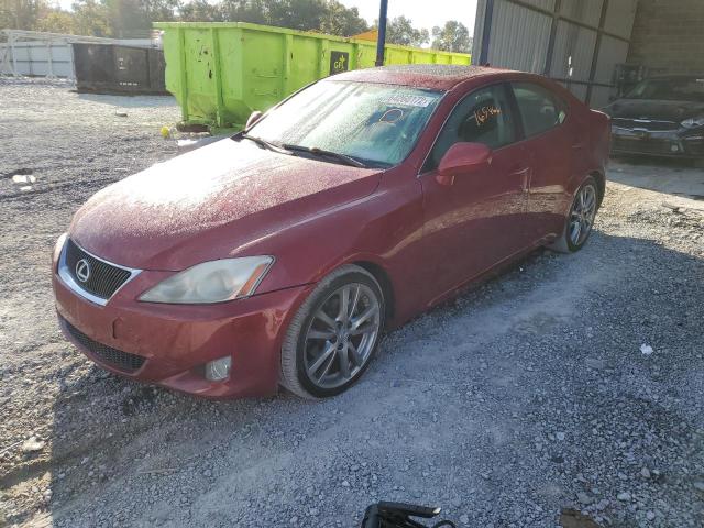 JTHBK262482080361 - 2008 LEXUS IS RED photo 2