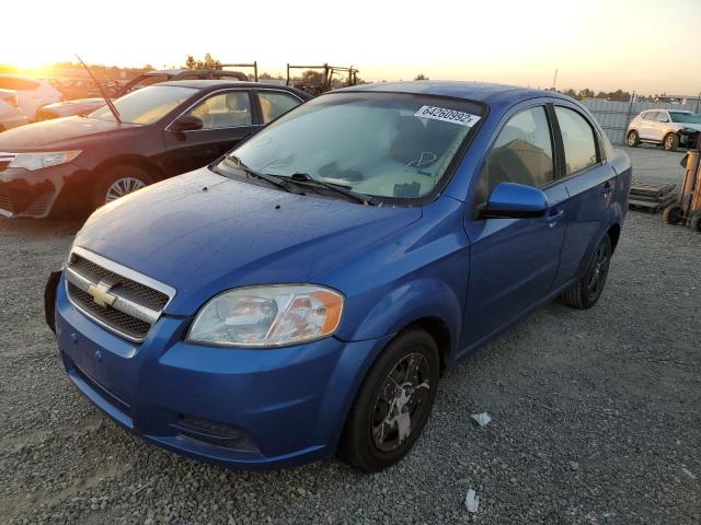 KL1TD5DE9AB125757 - 2010 CHEVROLET AVEO LS 蓝色 照片 2