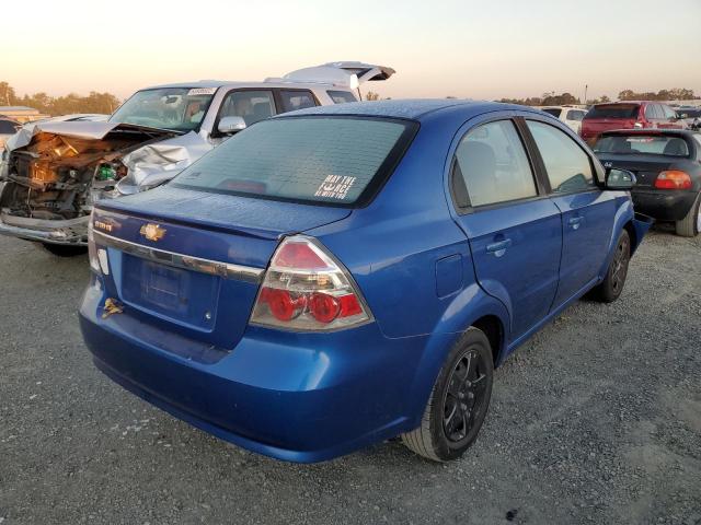 KL1TD5DE9AB125757 - 2010 CHEVROLET AVEO LS 蓝色 照片 4