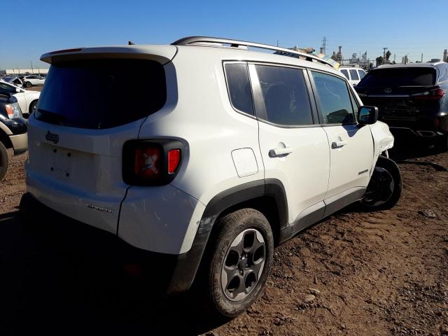 ZACCJAAT7GPE37829 - 2016 JEEP RENEGADE S WHITE photo 4