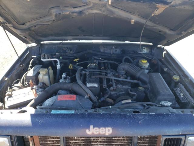 1J4FF48SXYL171185 - 2000 JEEP CHEROKEE S BLUE photo 7