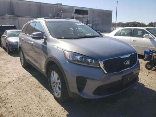 5XYPGDA33KG603127 - 2019 KIA SORENTO L SILVER photo 1