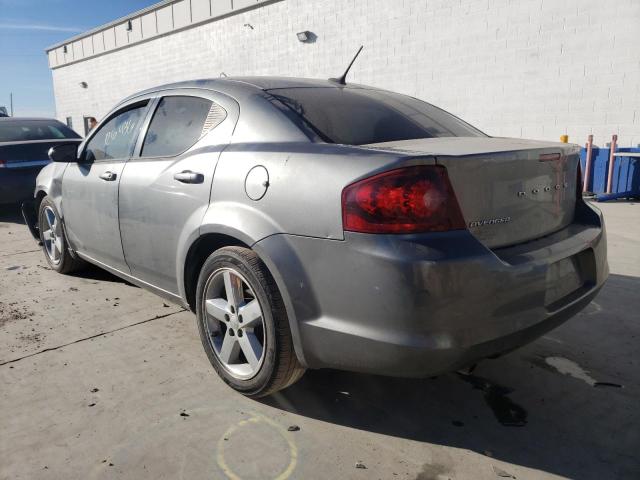 1B3BD2FGXBN591460 - 2011 DODGE AVENGER LU GRAY photo 3