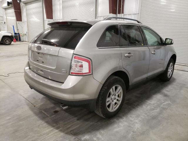 2FMDK48C48BA55638 - 2008 FORD EDGE SILVER photo 4