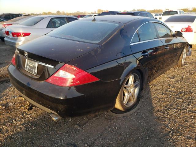 WDDDJ75X86A015433 - 2006 MERCEDES-BENZ CLS 500C BLACK photo 4