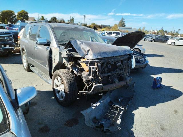 5N1AA08C18N628157 - 2008 NISSAN ARMADA SE GRAY photo 1