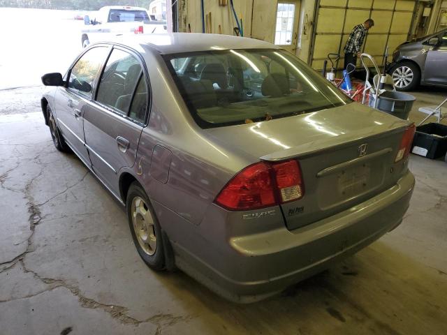 JHMES96645S014462 - 2005 HONDA CIVIC HYBR GRAY photo 3