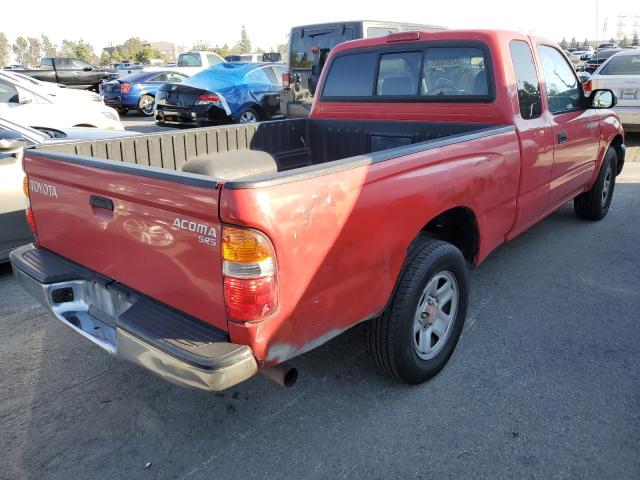 5TEVL52N01Z736134 - 2001 TOYOTA TACOMA XTR RED photo 4