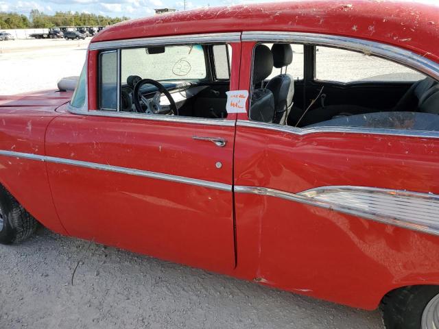 VB57J119248 - 1957 CHEVROLET 210 RED photo 9