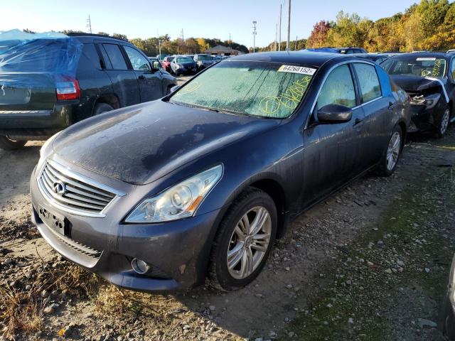 JN1DV6AR5BM451443 - 2011 INFINITI G25 GRAY photo 2