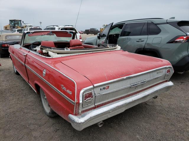 30467W101241 - 1963 CHEVROLET CHEVY NOVA RED photo 3