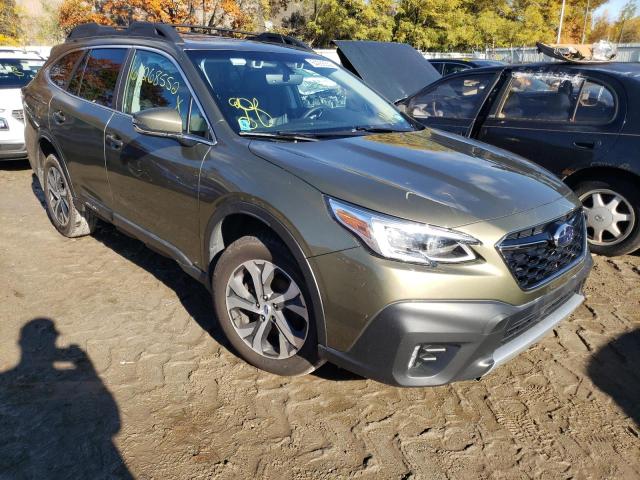 4S4BTANC2L3102732 - 2020 SUBARU OUTBACK LI GREEN photo 1