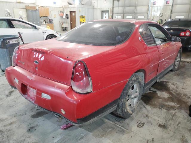 2G1WW12E429211565 - 2002 CHEVROLET MONTE CARL 红色 照片 4
