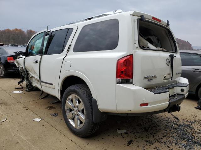 5N1AA0NE6DN600774 - 2013 NISSAN ARMADA WHITE photo 3