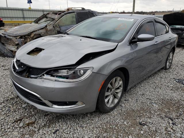 1C3CCCCB5FN539216 - 2015 CHRYSLER 200 C SILVER photo 2