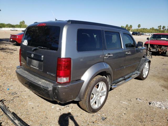 1D4PT4GK5BW607826 - 2011 DODGE NITRO HEAT GRAY photo 4