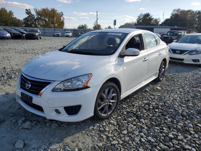 3N1AB7AP6FY334540 - 2015 NISSAN SENTRA S WHITE photo 2