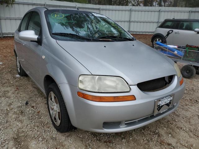 KL1TD56656B534075 - 2006 CHEVROLET AVEO BASE SILVER photo 1