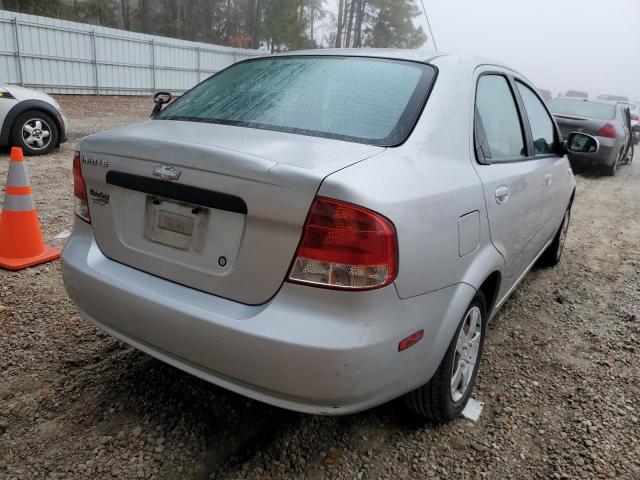 KL1TD56656B534075 - 2006 CHEVROLET AVEO BASE SILVER photo 4