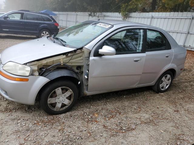 KL1TD56656B534075 - 2006 CHEVROLET AVEO BASE SILVER photo 9