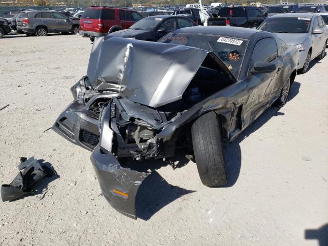 1ZVBP8AM7E5299935 - 2014 FORD MUSTANG GRAY photo 2