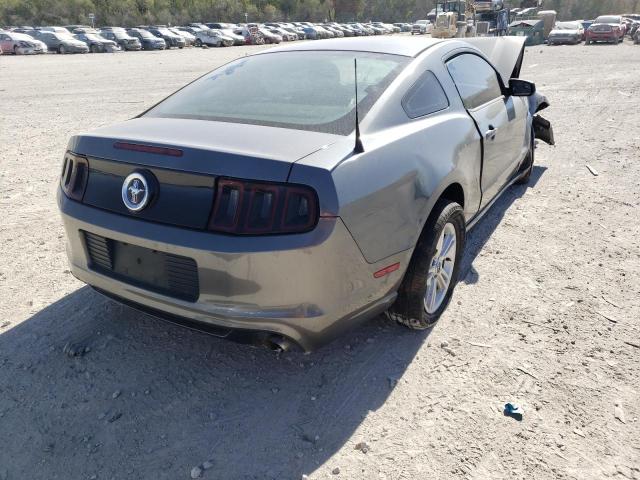 1ZVBP8AM7E5299935 - 2014 FORD MUSTANG GRAY photo 4